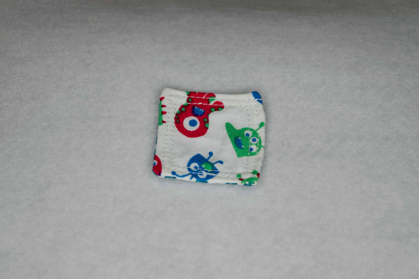Teal Dots / Little Monsters Pocket Prayer Quilt