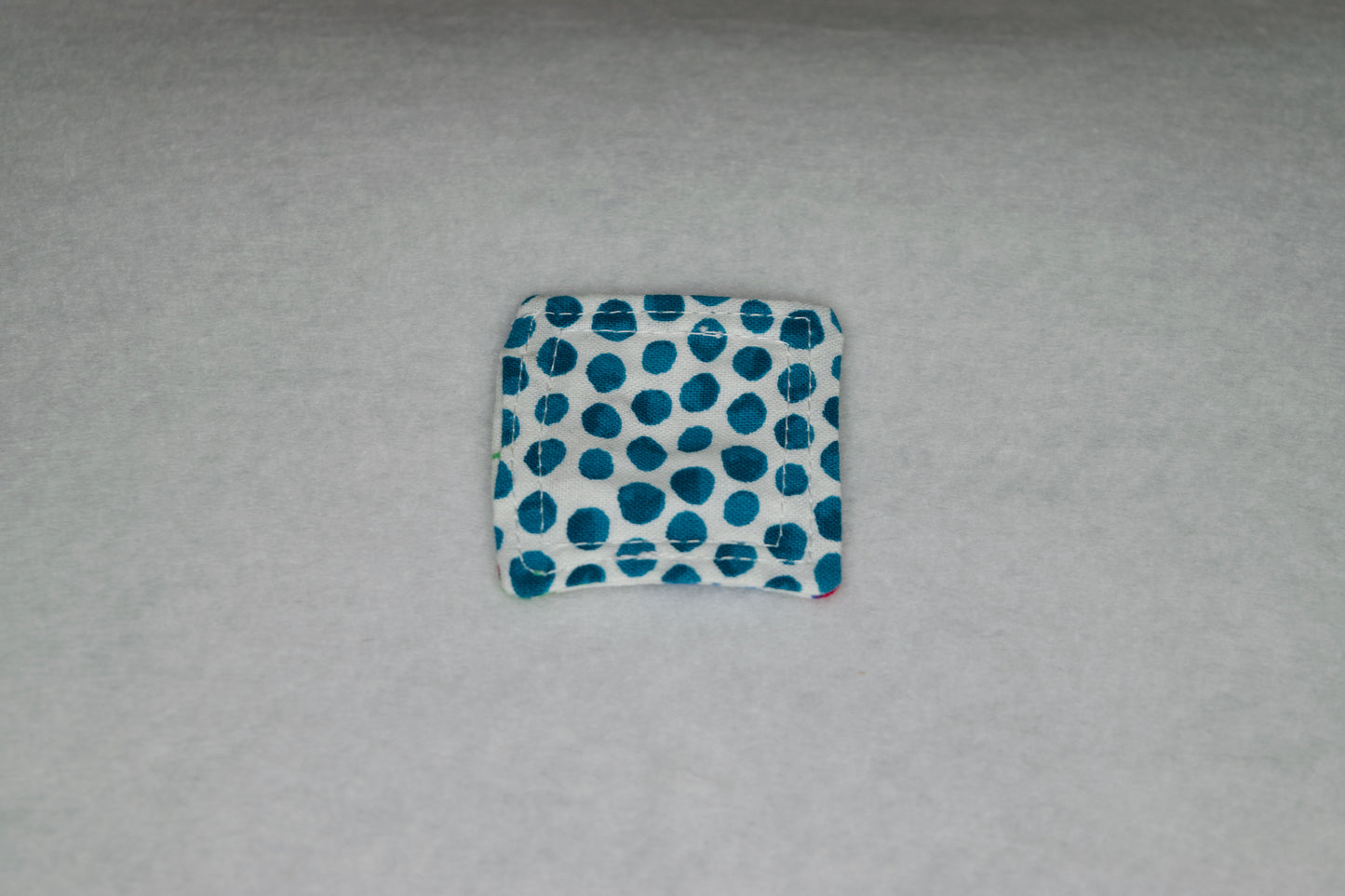 Teal Dots / Little Monsters Pocket Prayer Quilt