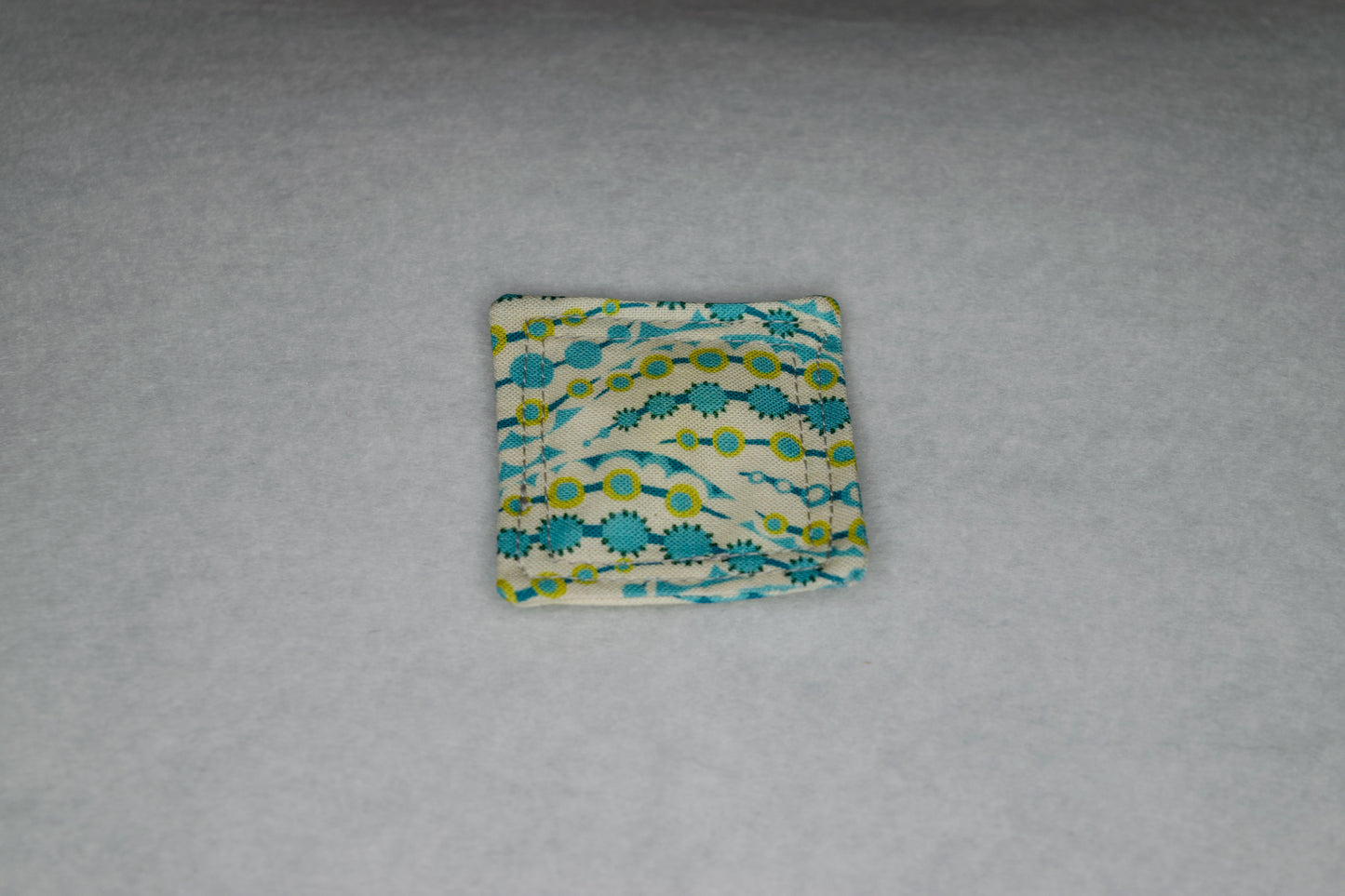 Lime and Blue Waves Pocket Prayer Quilt