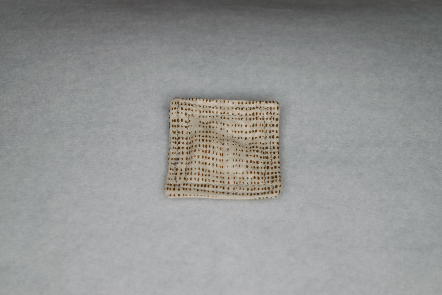 Tan and Brown Dots Pocket Prayer Quilt