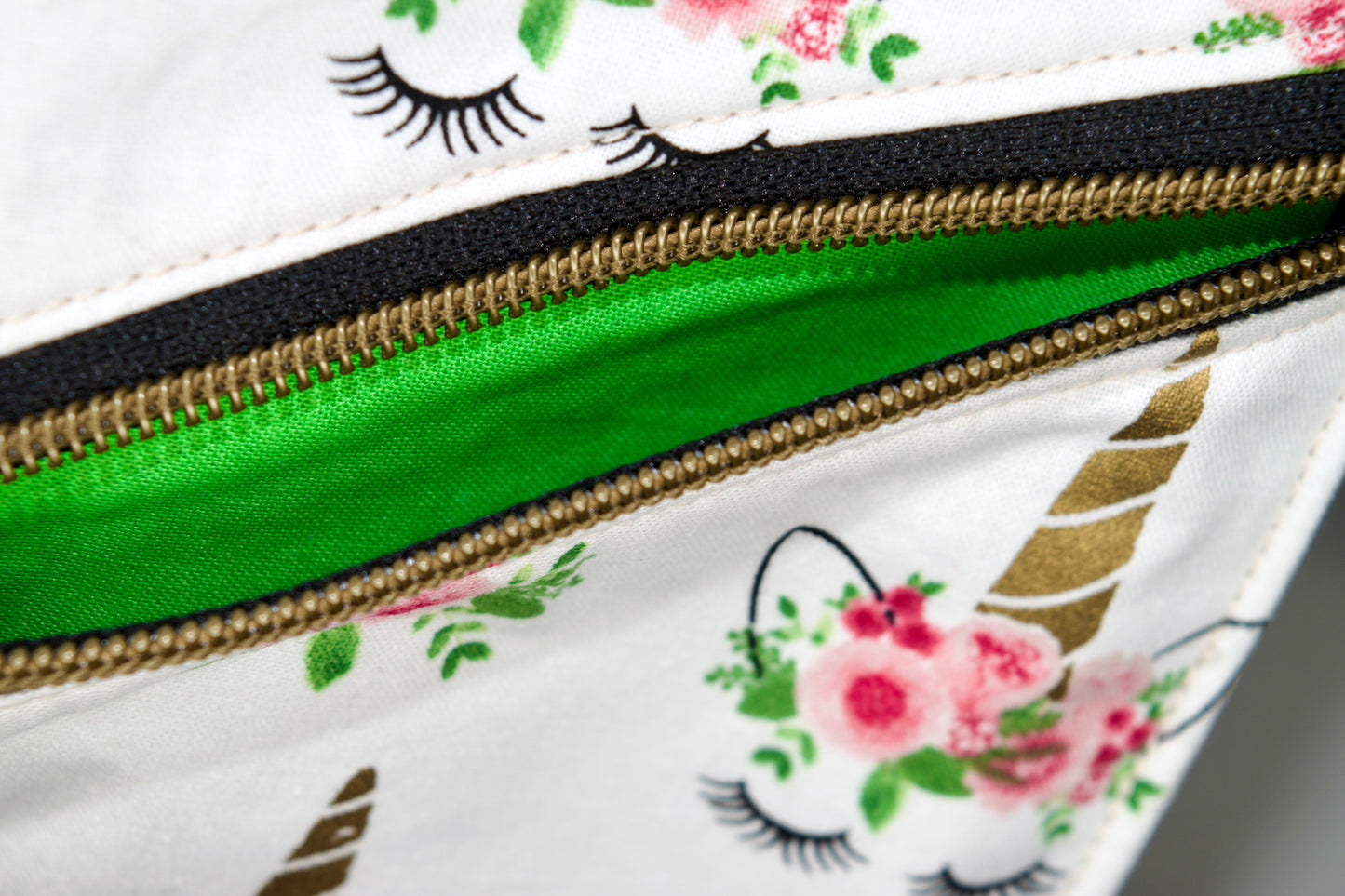 Unicorns / Green Crossbody Sling