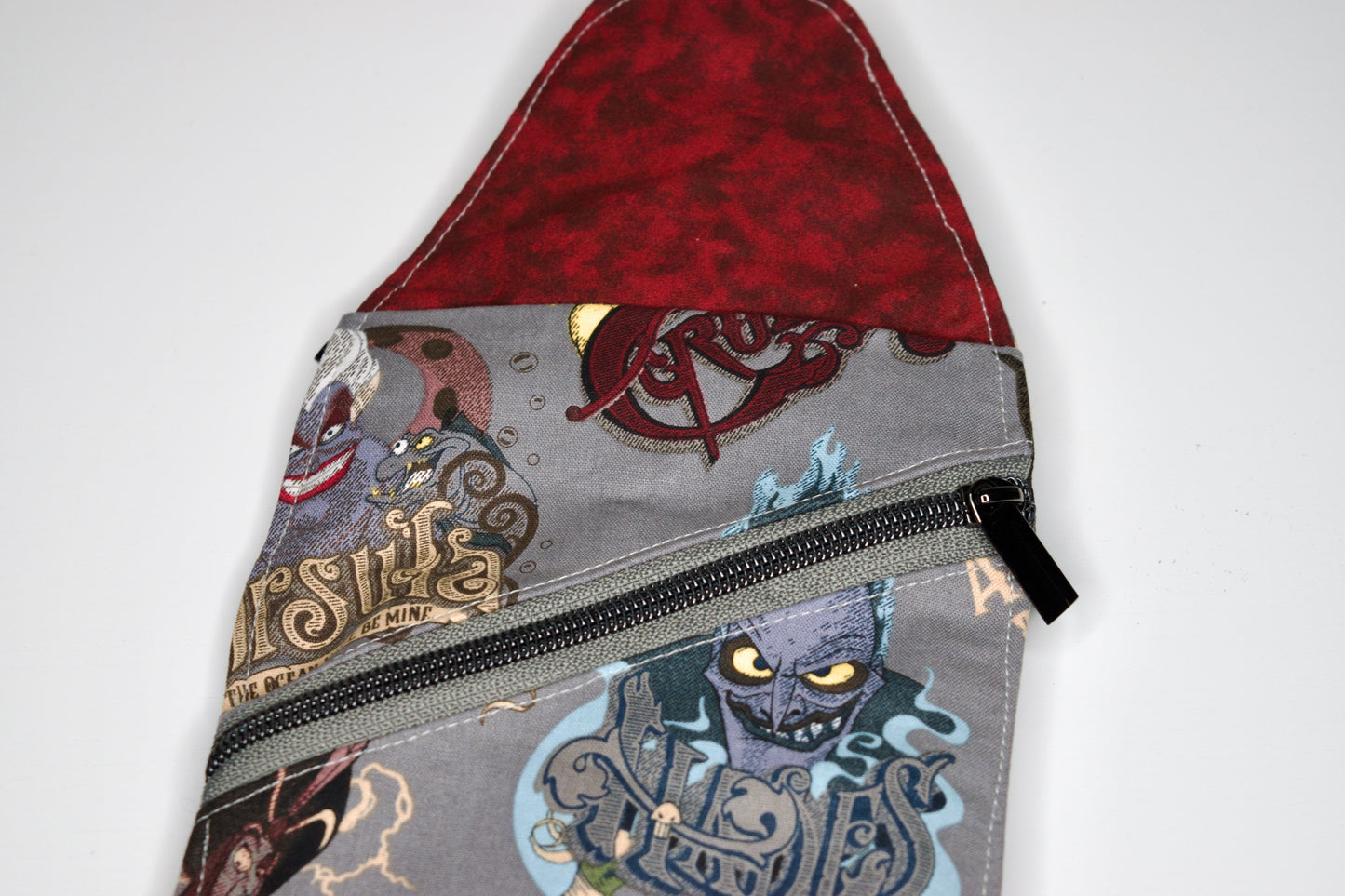 Disney Villains / Burgundy Crossbody Sling