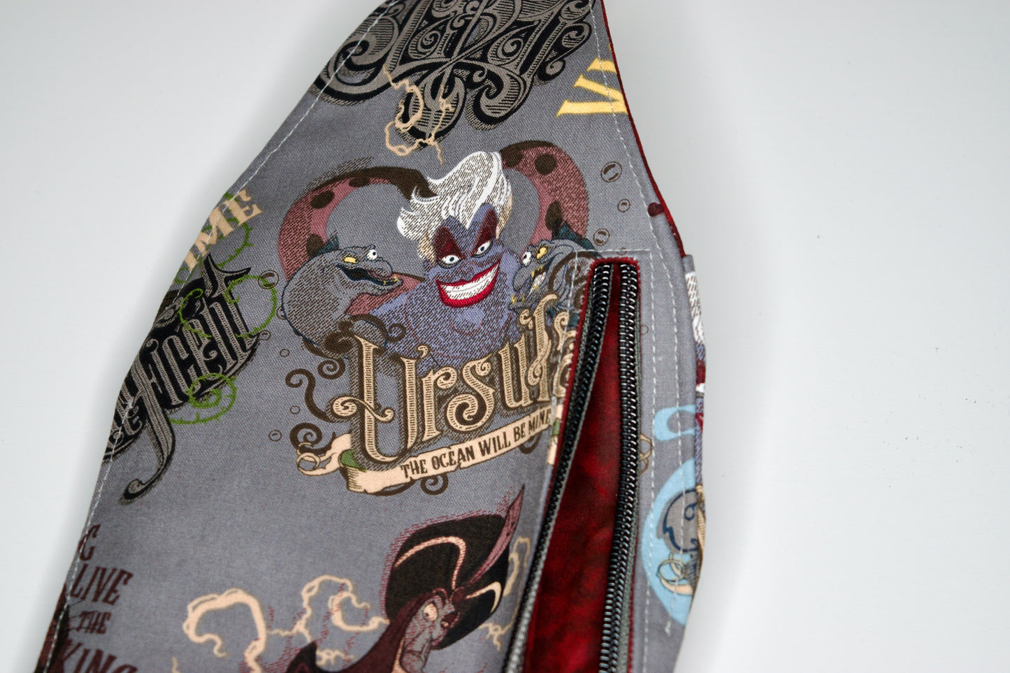 Disney Villains / Burgundy Crossbody Sling