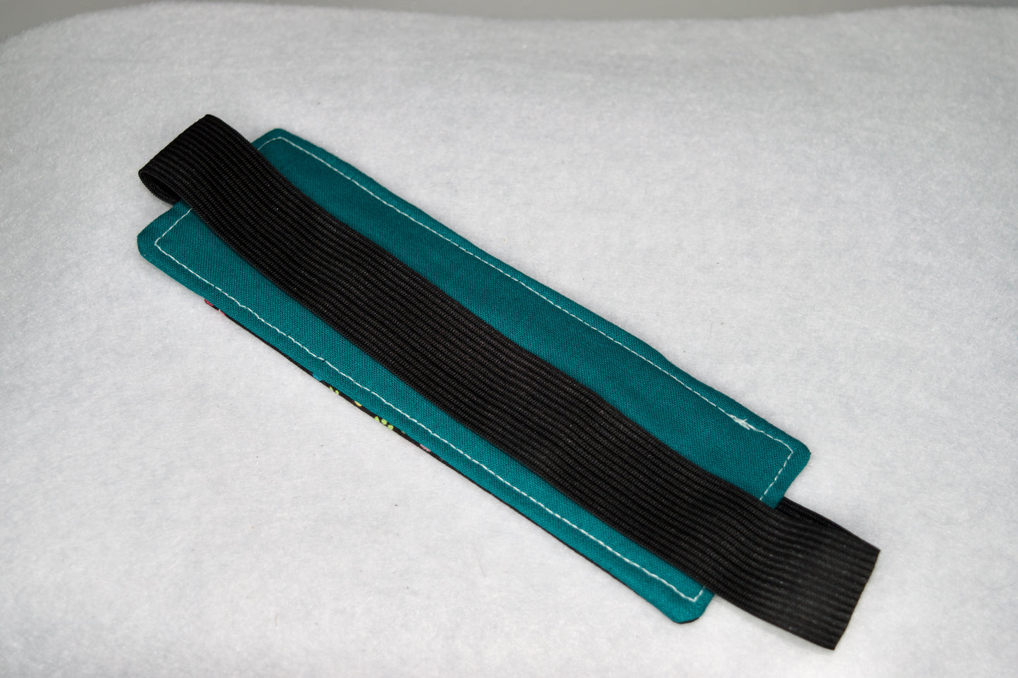 Teal / Paws Elastic Bookmark