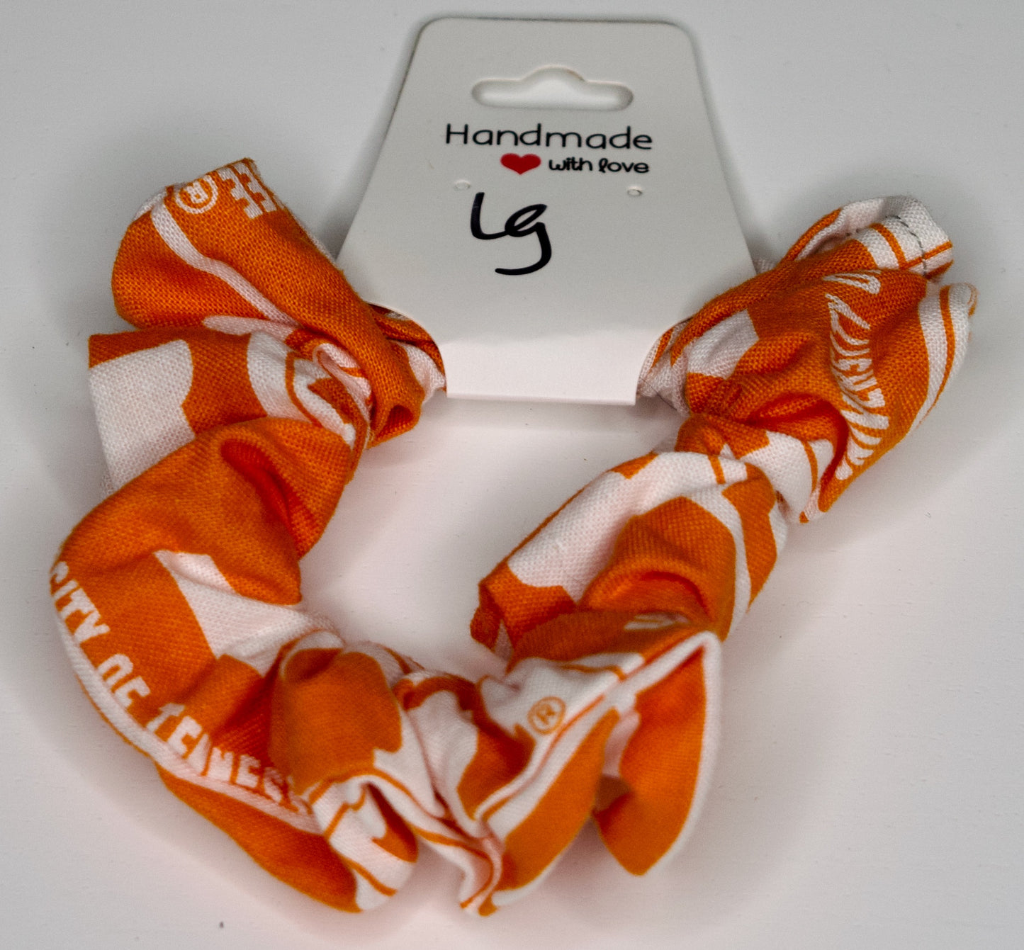 Large University of Tennessee (UT Vols) Scrunchie