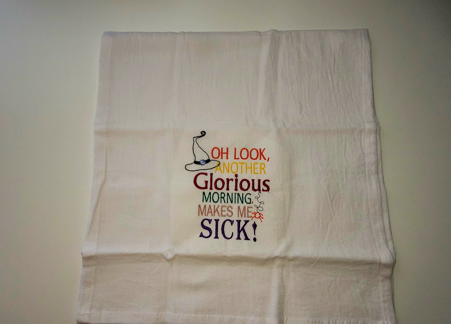 Glorious Morning Monogrammed Towel