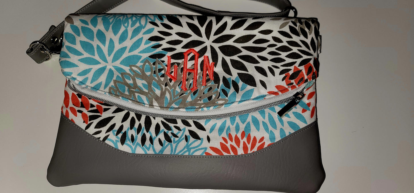 Custom Large Heidi Crossbody Bag (Monogrammed)