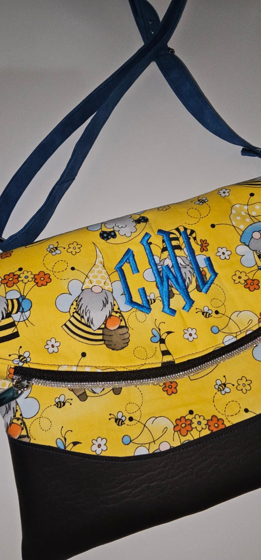 Custom Small Heidi Crossbody Bag (Monogrammed)
