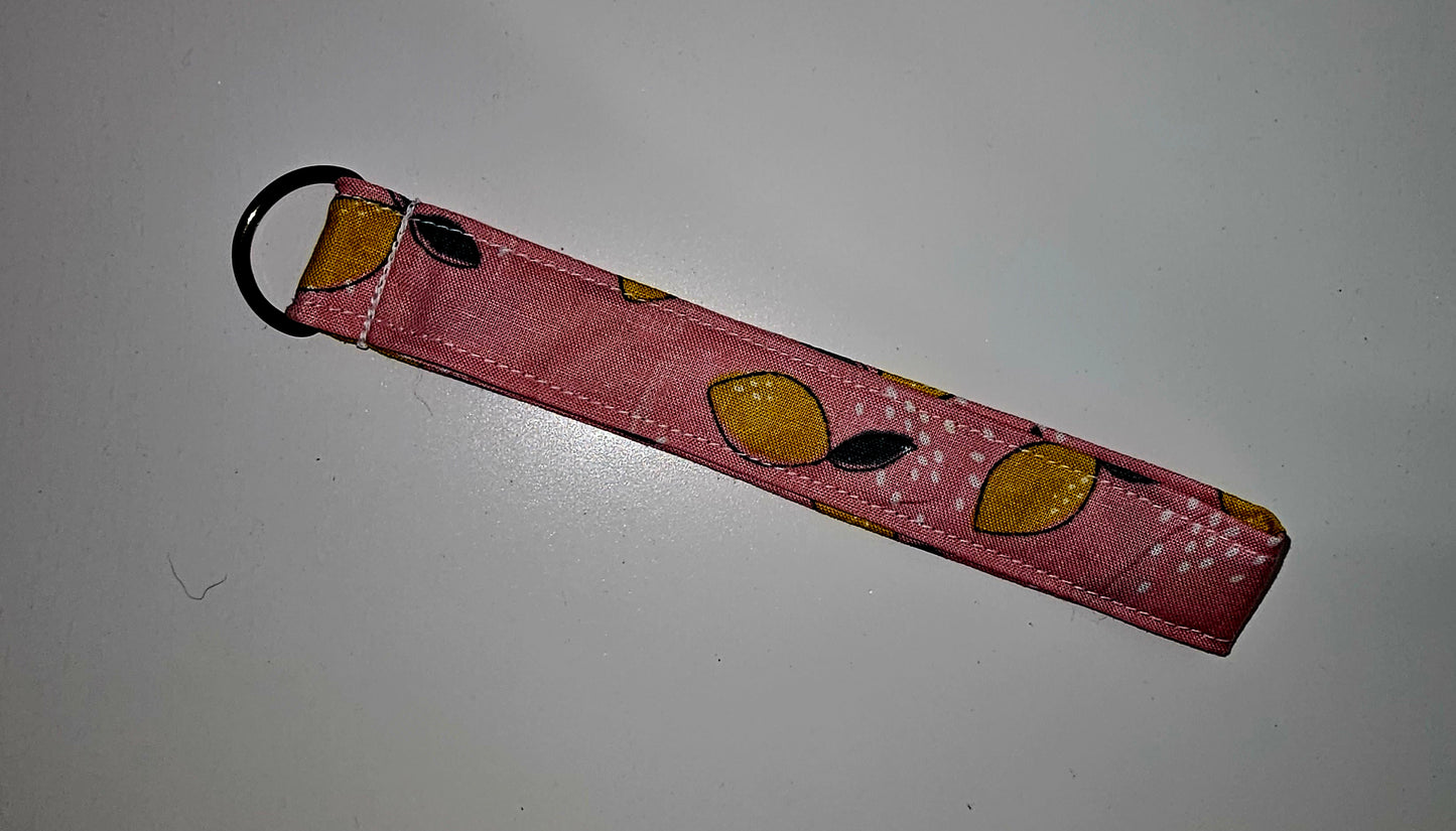 Pink Lemonade Wristlet Keychain
