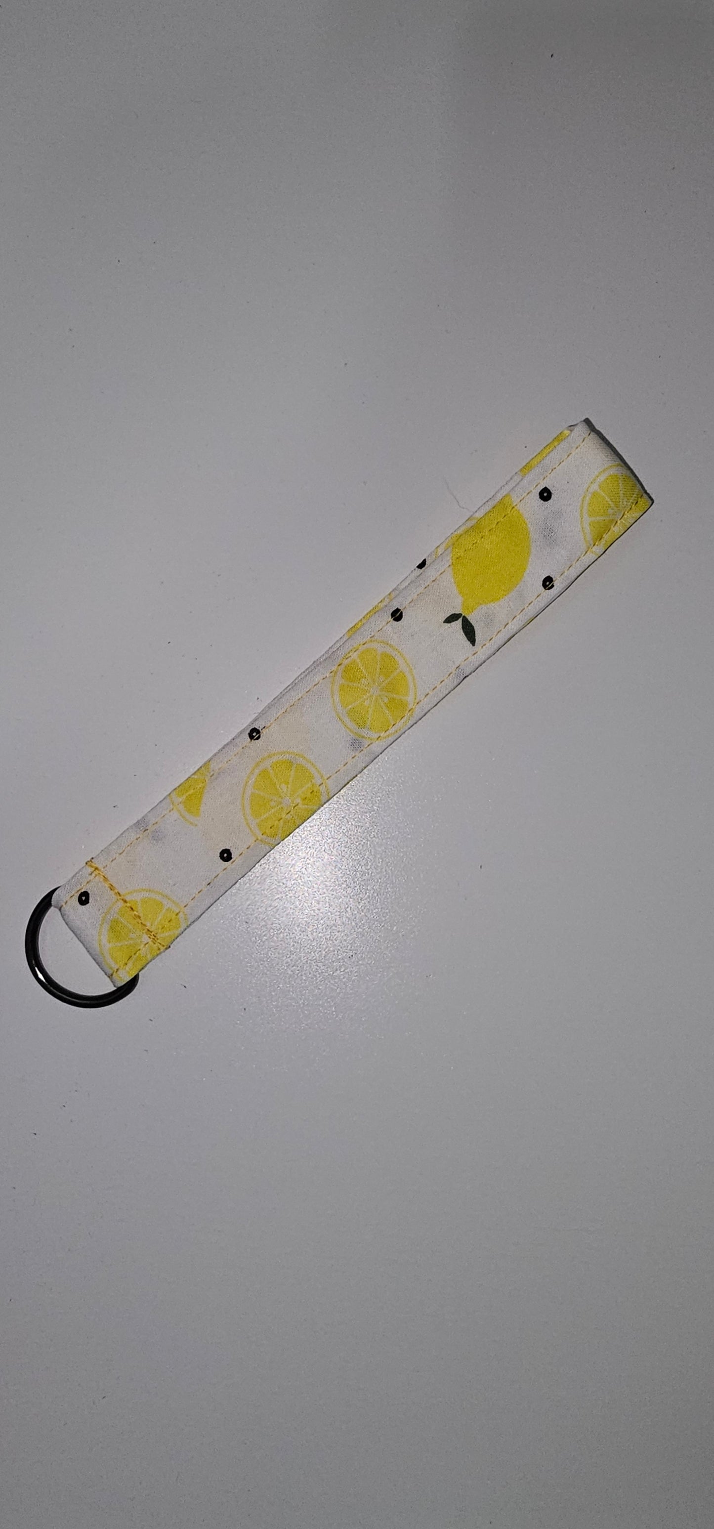 Lemons Wristlet Keychain