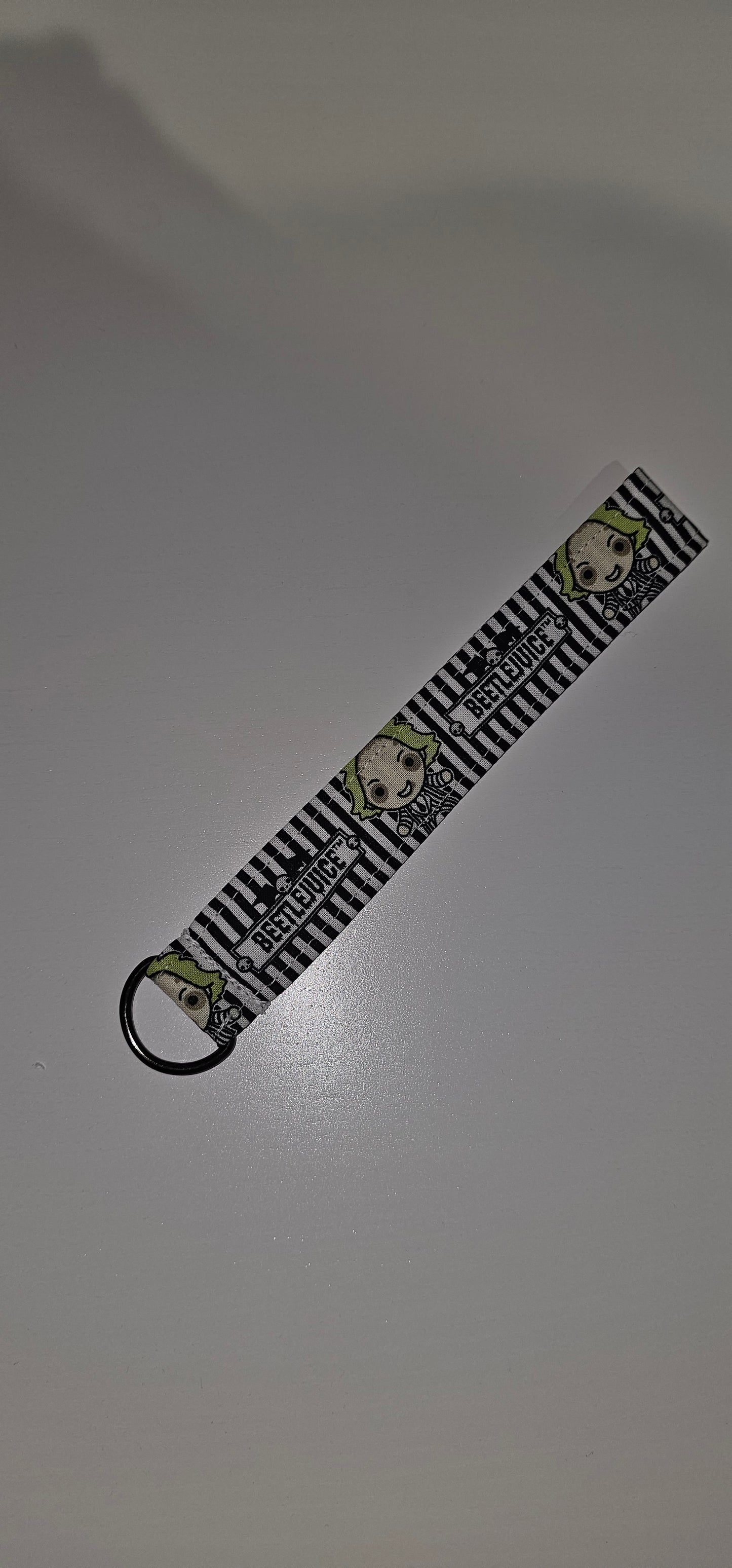 Beetlejuice Wristlet Keychain