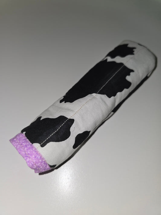 Cow Print / Lavender Skillet Handle Holder