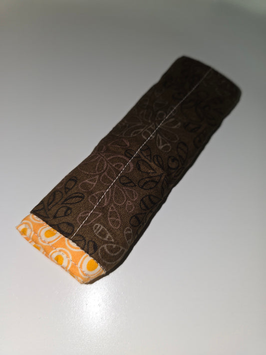 Brown / Orange Circles Skillet Handle Holder