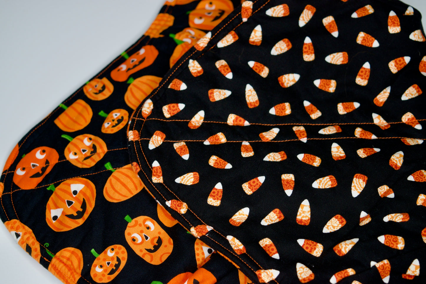 Pumpkins / Candy Corn Jumbo Bowl Cozy