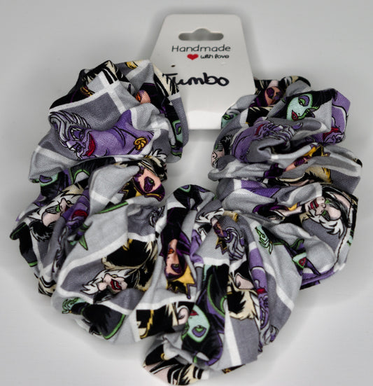 Jumbo Disney Villains Scrunchie