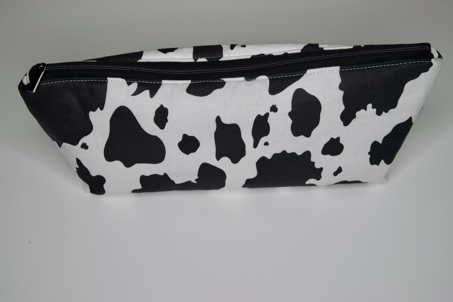 Cow Print / Lavender Small Zipper Pouch