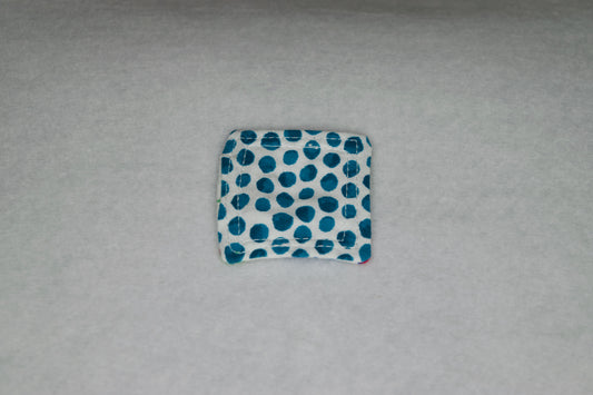 Teal Dots / Little Monsters Pocket Prayer Quilt