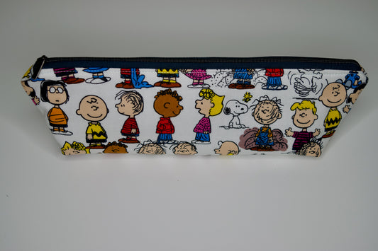 Peanuts / Blue Small Zipper Pouch