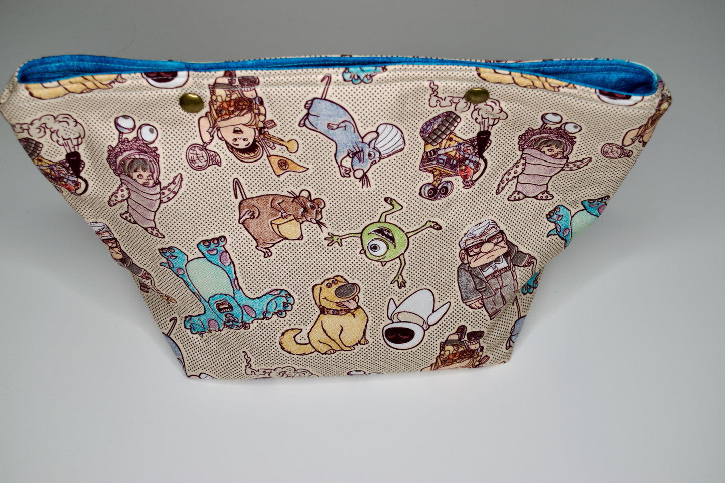 Pixar / Blue Medium Snap Pouch