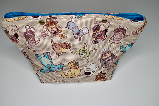 Pixar / Blue Medium Snap Pouch