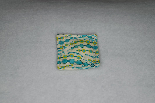 Lime and Blue Waves Pocket Prayer Quilt