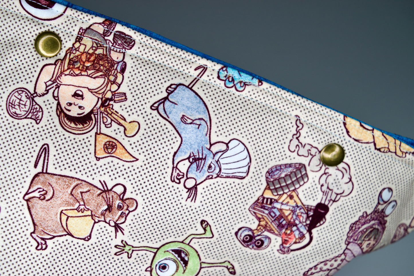 Pixar / Blue Medium Snap Pouch
