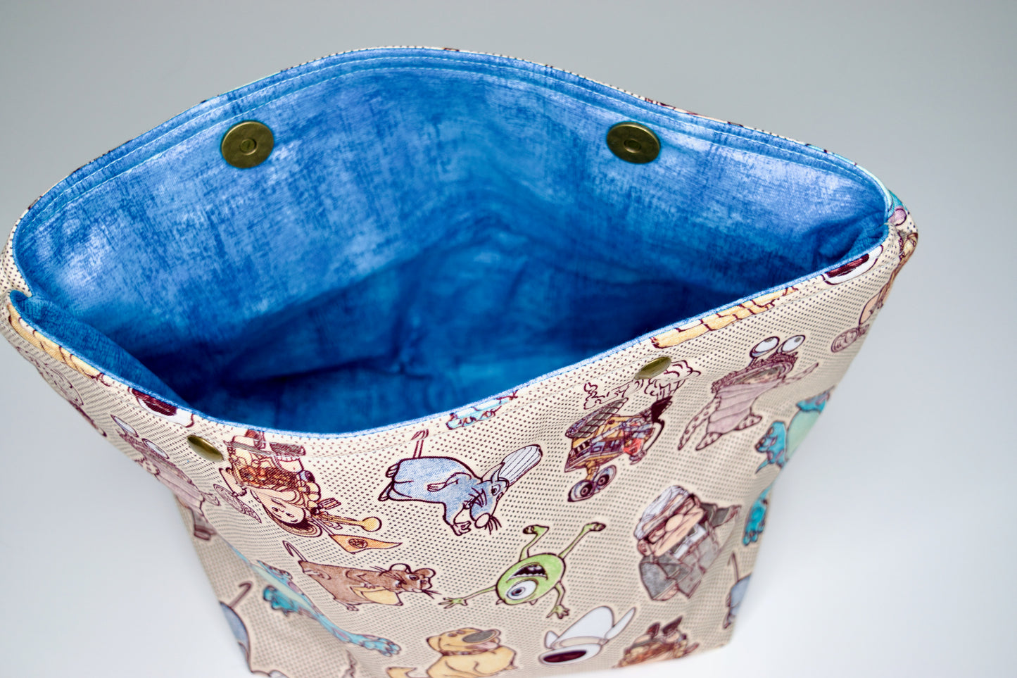 Pixar / Blue Medium Snap Pouch