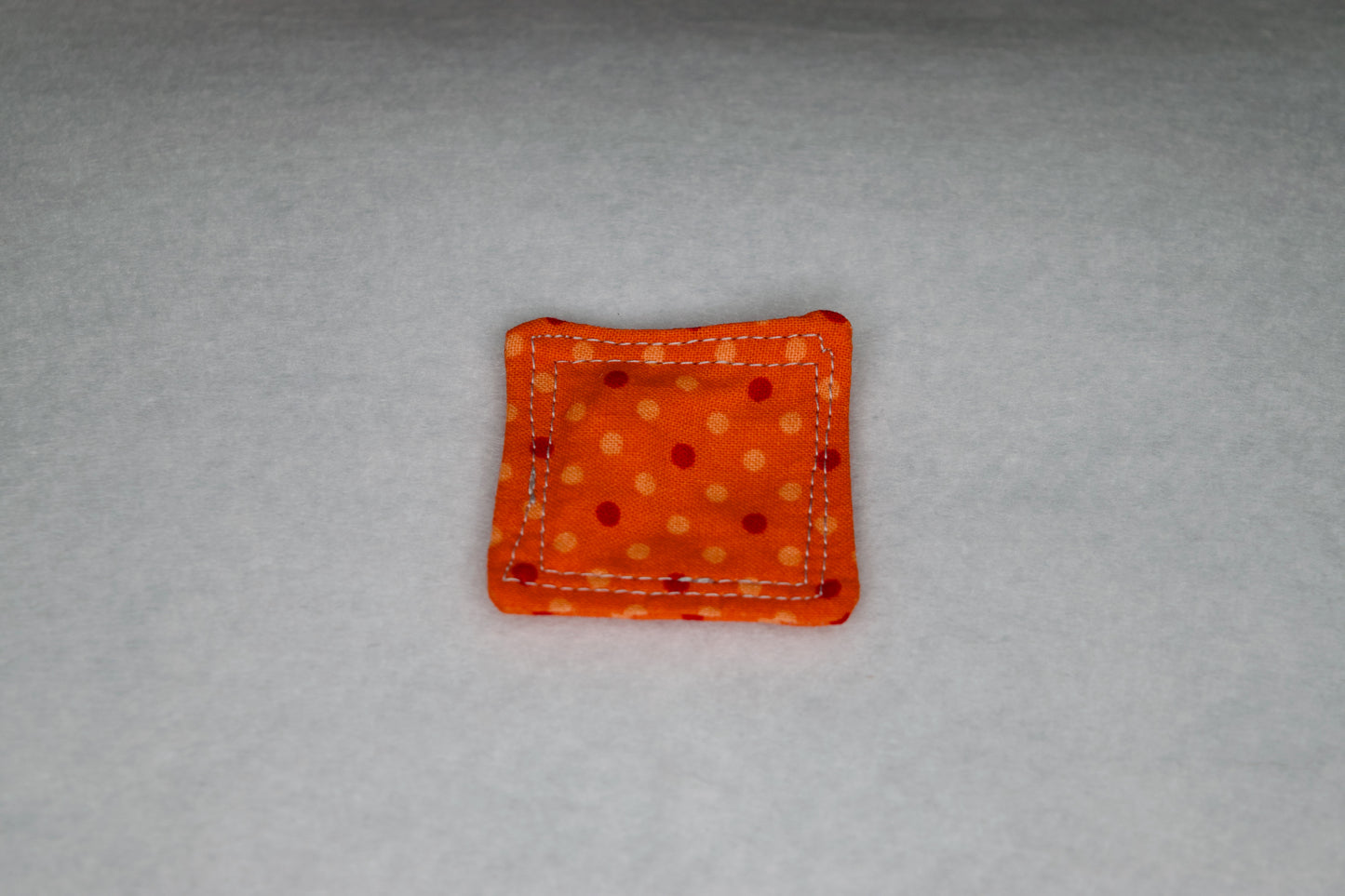 Red and Orange Dots Pocket Prayer Quilt