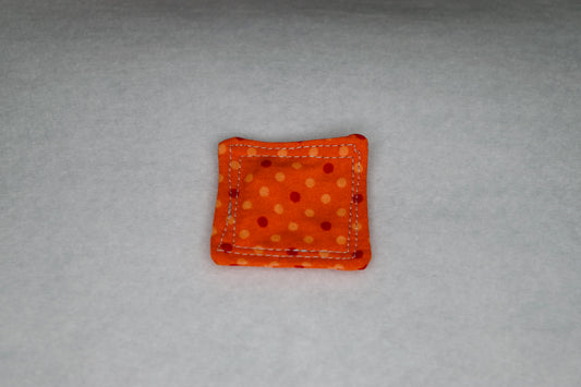 Red and Orange Dots Pocket Prayer Quilt