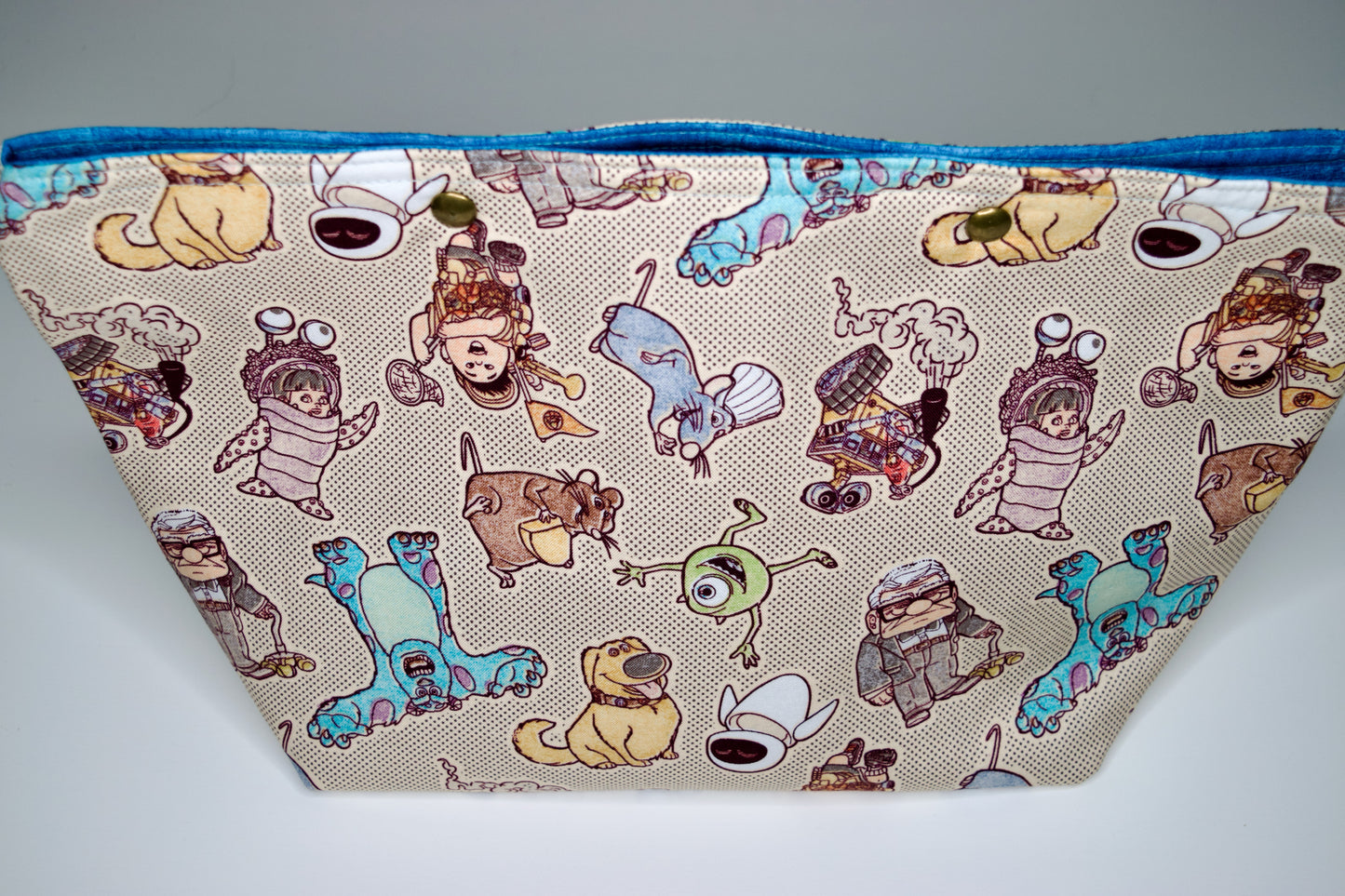 Pixar / Blue Large Snap Pouch