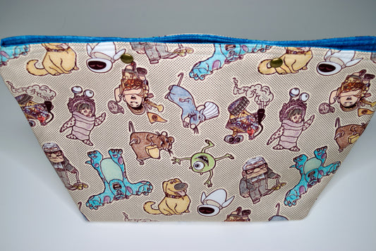 Pixar / Blue Large Snap Pouch
