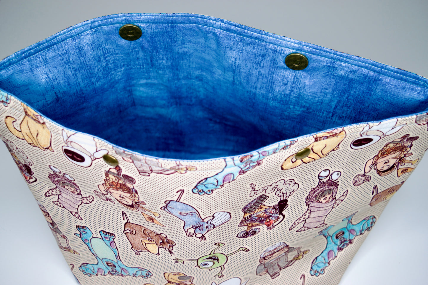 Pixar / Blue Large Snap Pouch