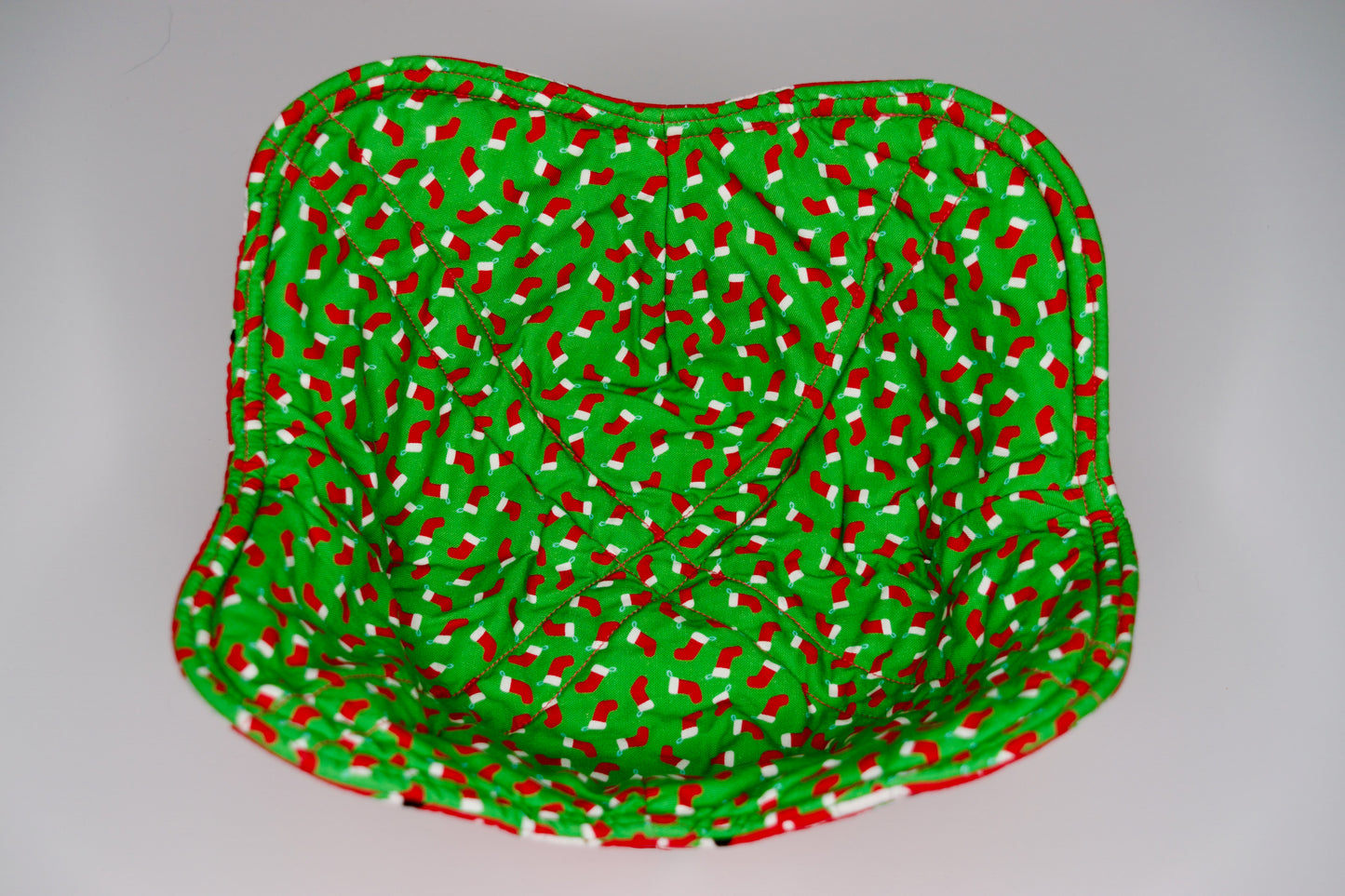 Santa / Stockings Large Bowl Cozy
