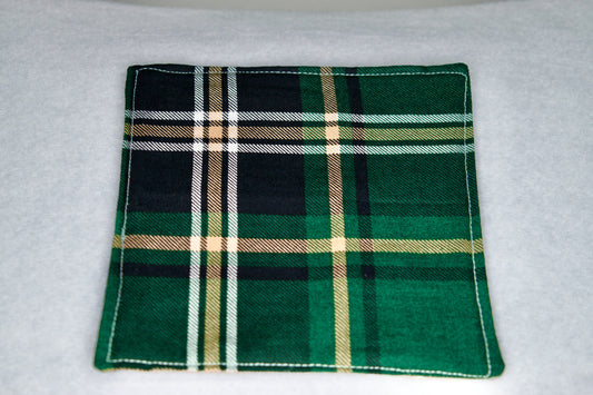 Green Plaid Lid Gripper