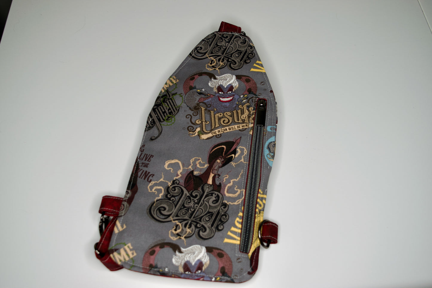 Disney Villains / Burgundy Crossbody Sling