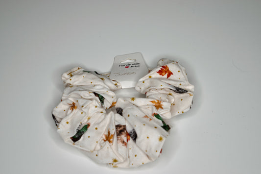 Jumbo Fall Chickens Scrunchie