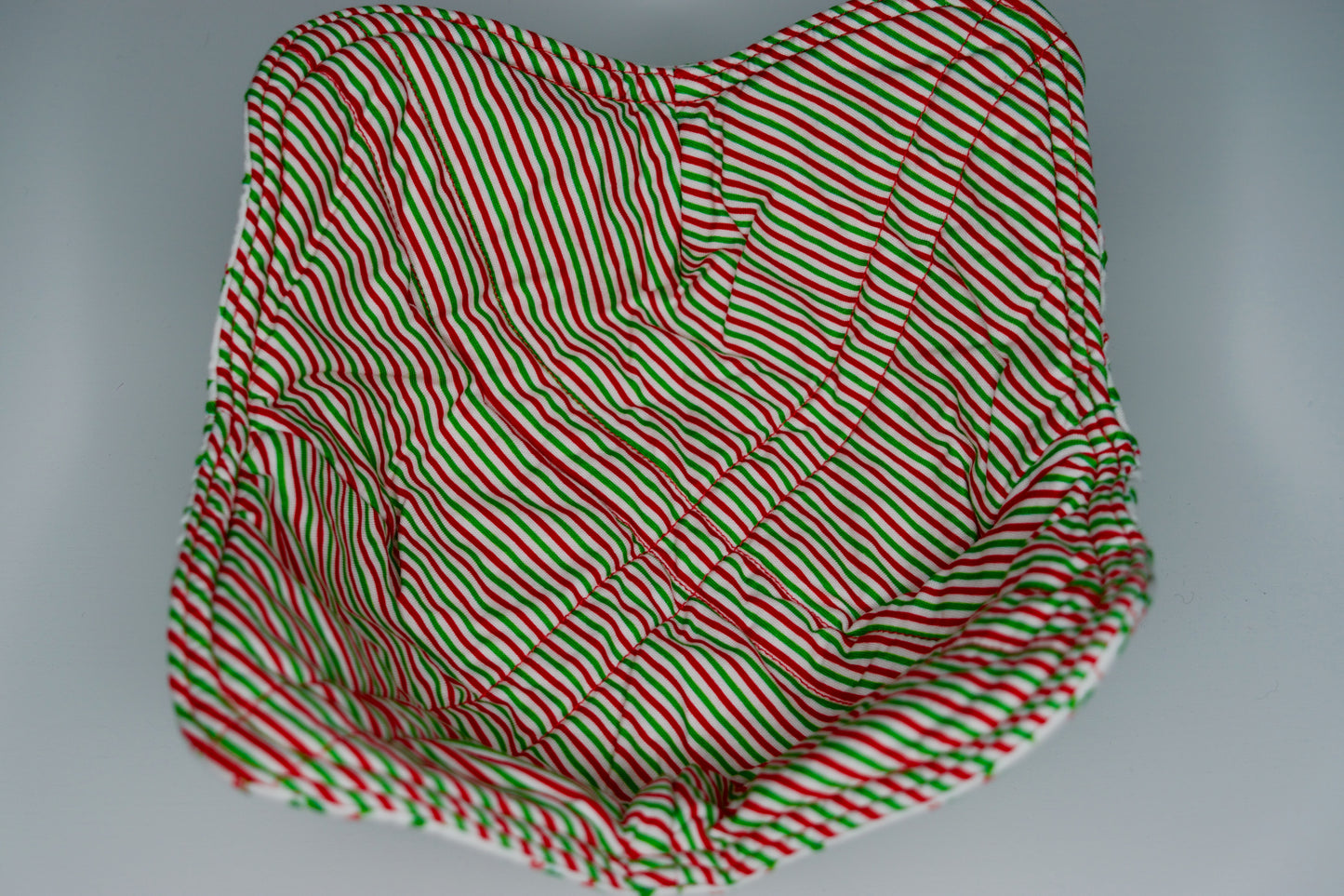 Stripes / Holly Medium Bowl Cozy