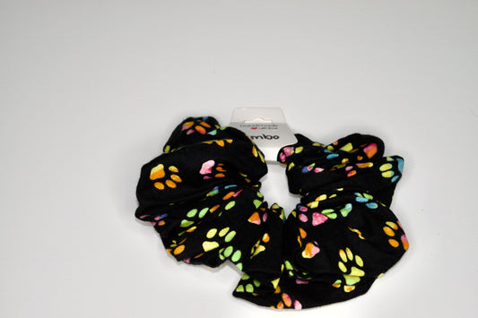 Jumbo Rainbow Paws Scrunchie