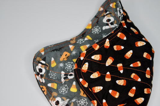 Candy Corn / Halloween Dogs Medium Bowl Cozy