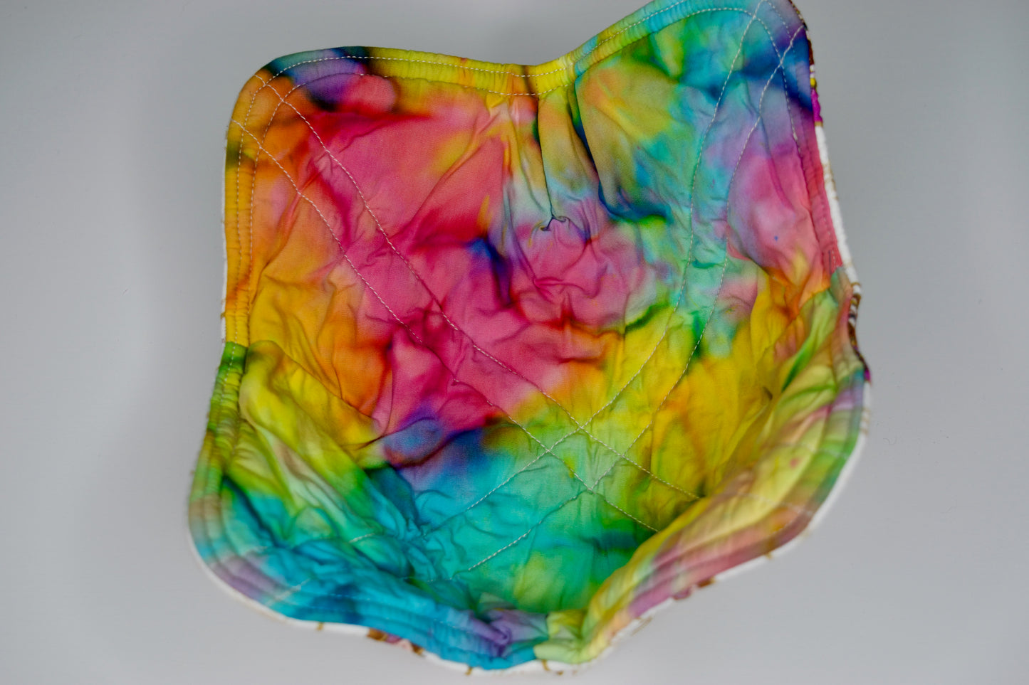 Zelda / Rainbow Tie-Dye Medium Bowl Cozy