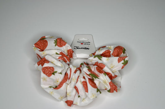 Jumbo Strawberries Scrunchie