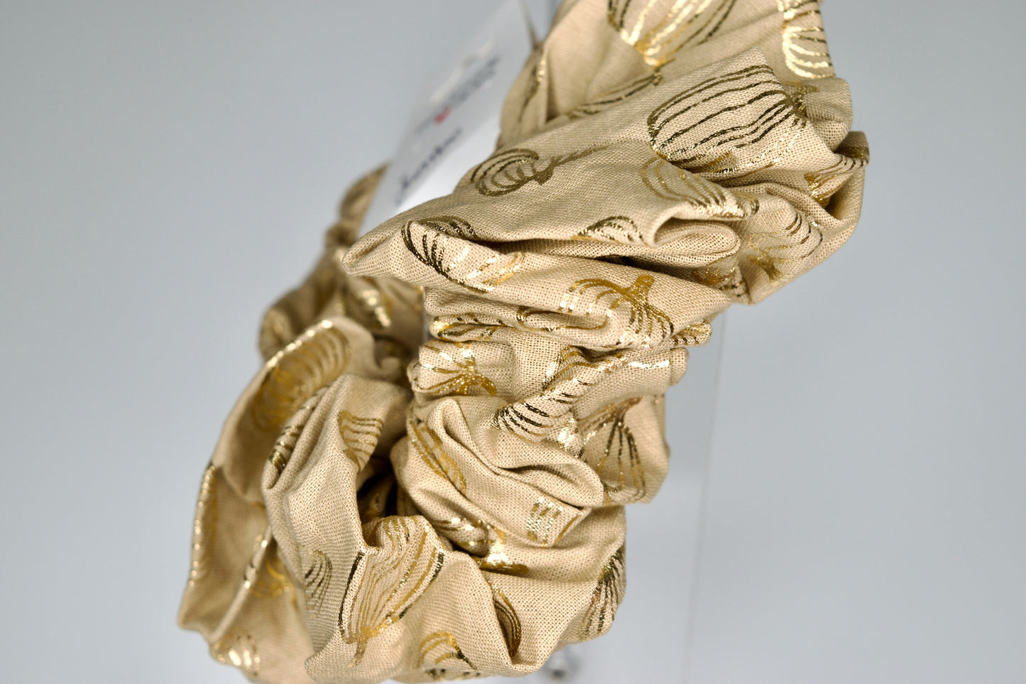 Jumbo Gold Pumpkins Scrunchie