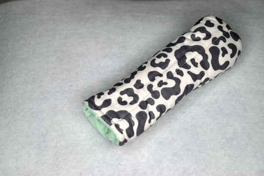 Leopard / Aqua Skillet Handle Holder