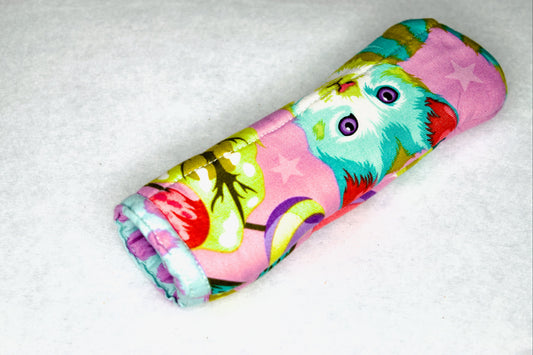 Cats in a Tree / Aqua and Purple Dots Skillet Handle Holder