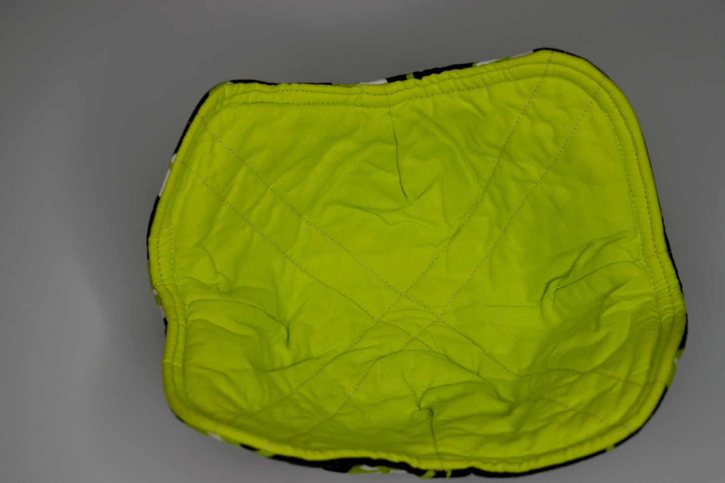 Leaves / Lime Green Small Bowl Cozy