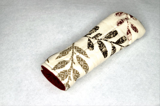 Vines / Maroon Skillet Handle Holder