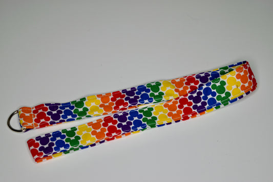 Rainbow Mickey Lanyard