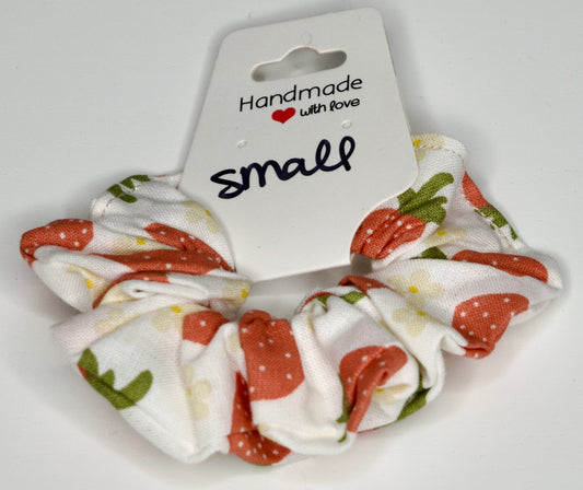 Small Strawberries Scrunchie