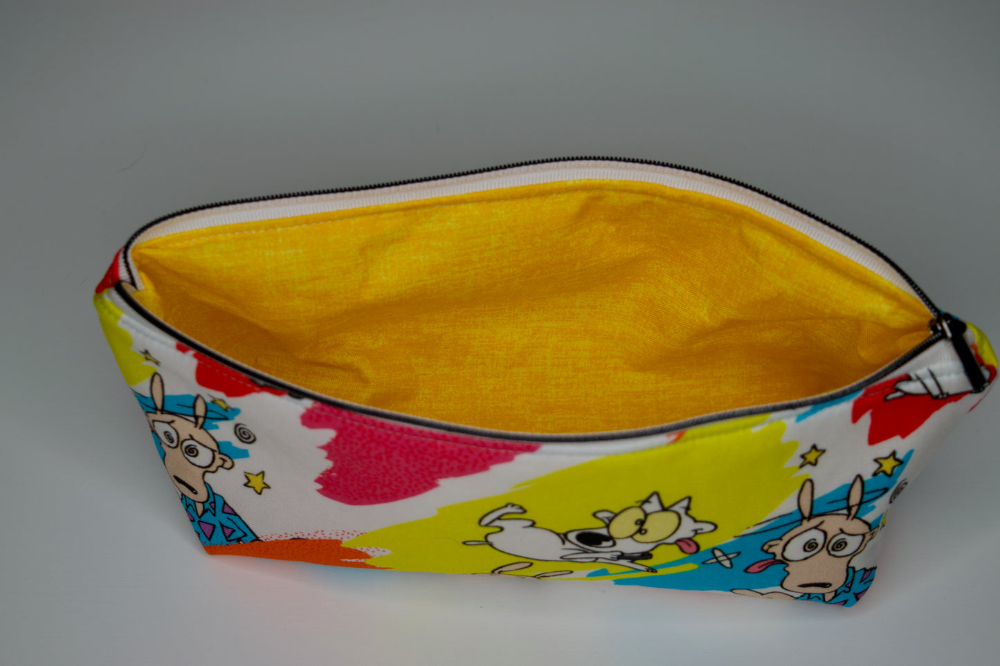 Rocko / Yellow Small Zipper Pouch