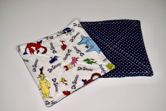 Dr. Seuss and Polka Dot Potholders